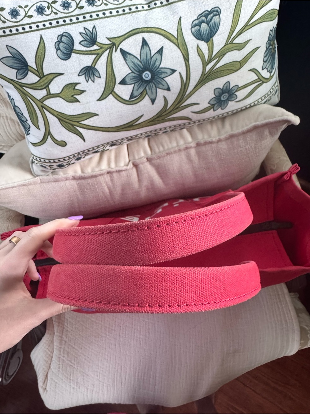 Marc Jacobs The Tote Bag in Red (Large) - Picture 5 of 7